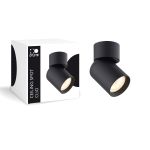 D'Lite Techo Foco Clio Negro Ajustable| Apta para 1x GU10