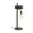 Eglo Lámpara De Mesa Townshend 4 Acero Marrón Negro | IP20 - Apta para 1x E27 
