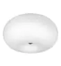Eglo Luz de techo Optica Acero Níquel Satinado | Apta para 2x E27
